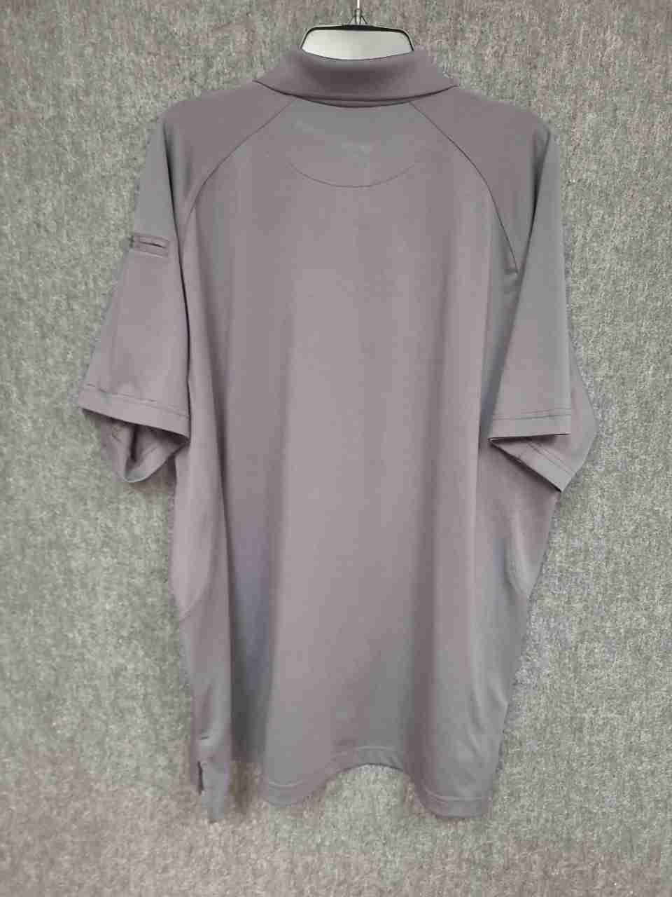 5.11 Tactical Men's Gray Performance Short Sleeve Tactical Polo Shirt Sz 2XL