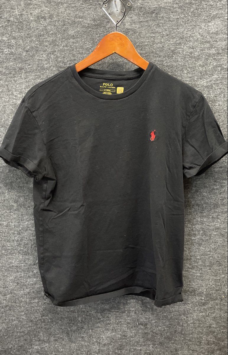 Polo Ralph Lauren Men's Black Short Sleeve Embroidered Pony Logo T-Shirt Sz M