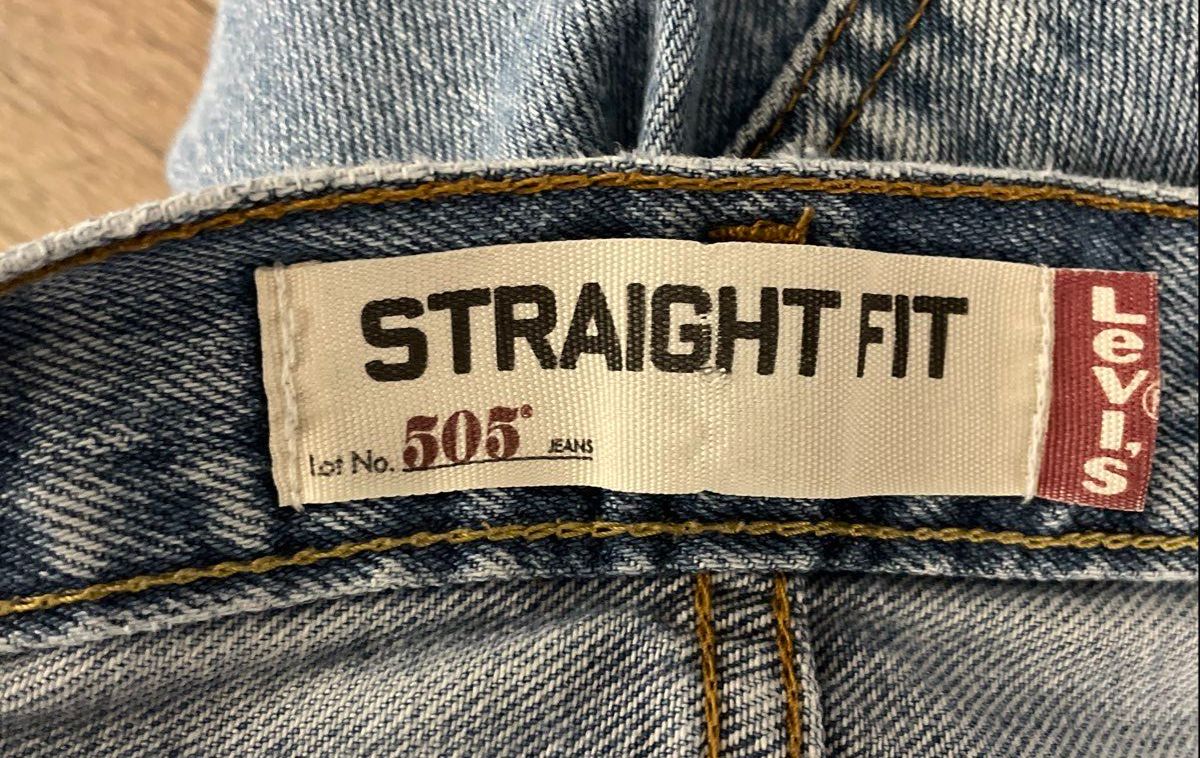 Levi's Men's 505 Straight Fit Jeans Light Wash Blue Denim Sz 36x29