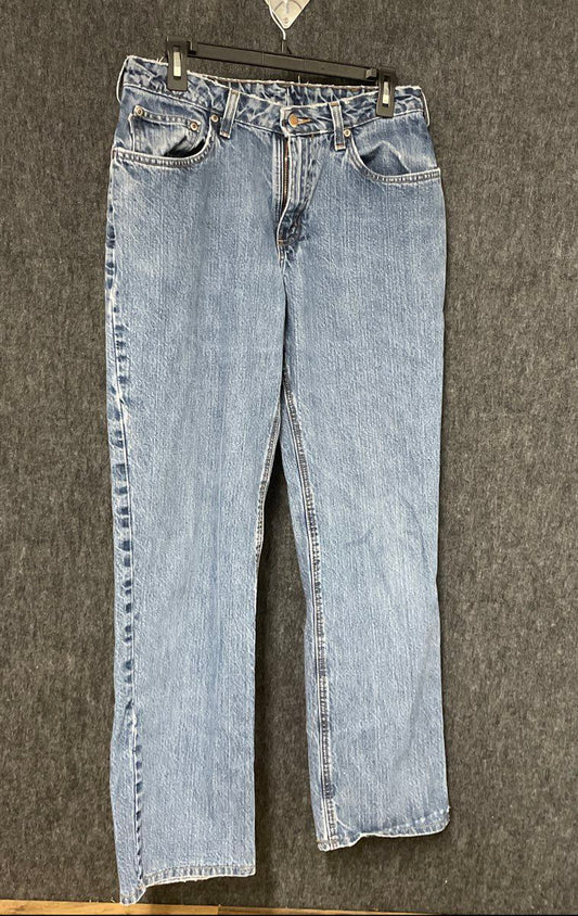 Vintage Y2K Carhartt Women's Blue WB160 Straight Leg Cotton Jeans Sz 10x34