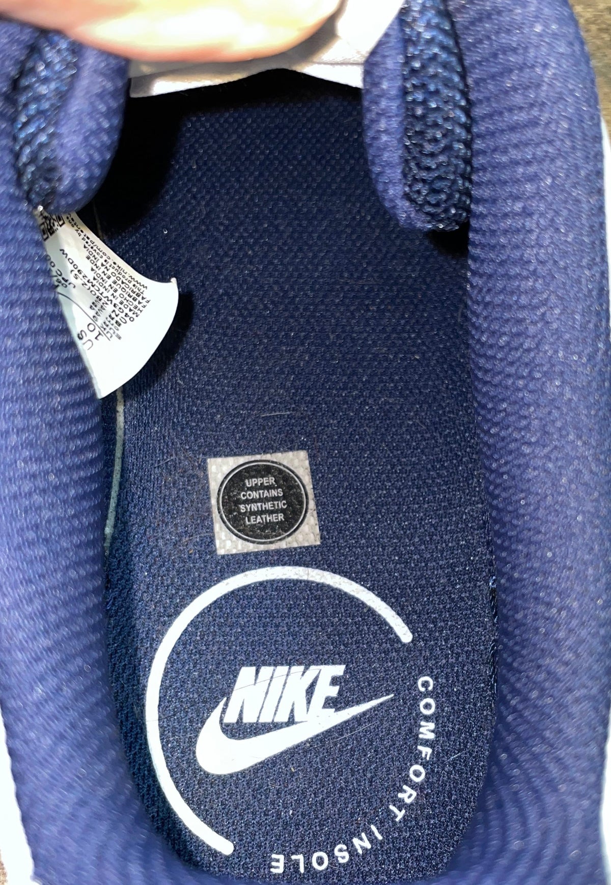 Nike Court Vision Low Midnight Navy White Men's Sneakers Size 10