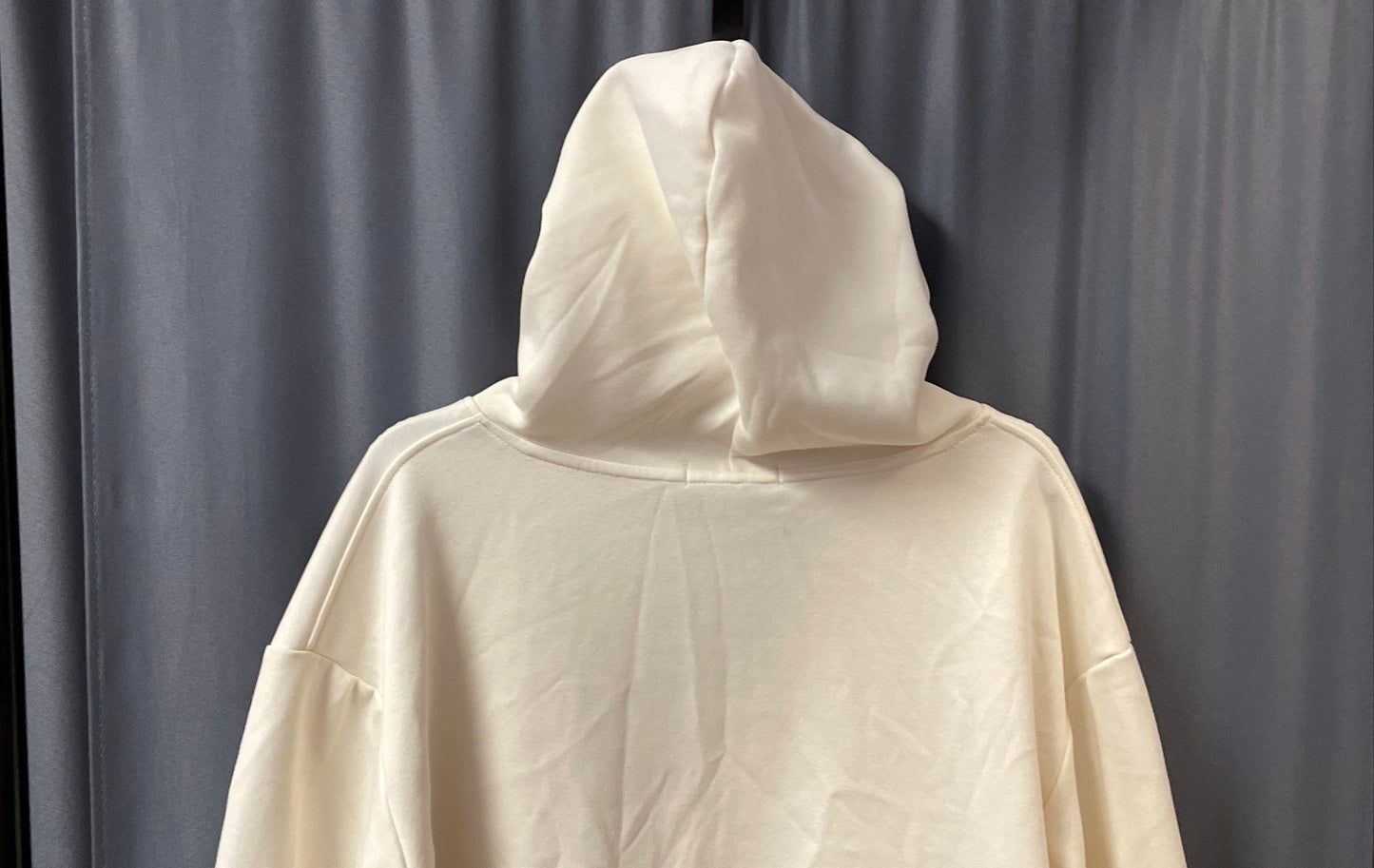 Elfric Eden Cream Star Graphic Pullover Hoodie Streetwear Aesthetic Sz S
