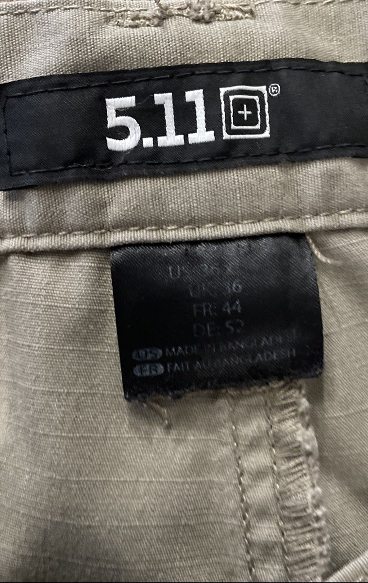 5.11 Tactical Men's Khaki Cargo Pants Utility Reinforced Knee Sz 36x36
