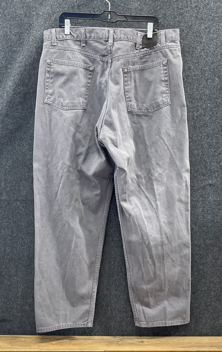 Vintage 90s Calvin Klein Women's Ash Grey Easy Fit Denim Jeans Sz 42x32
