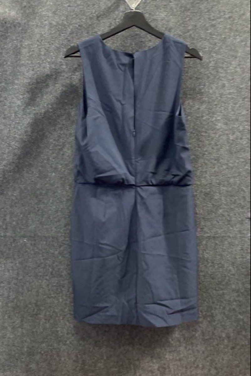Banana Republic Women's Navy Blue Sleeveless Blouson Sheath Dress Size 8 NWT