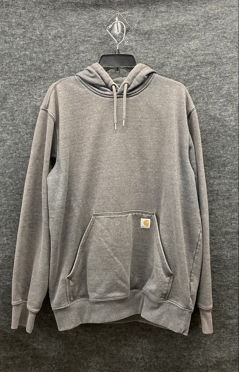 Carhartt Men's Original Fit Hoodie Gray Midweight Sweatshirt Sz L Tall