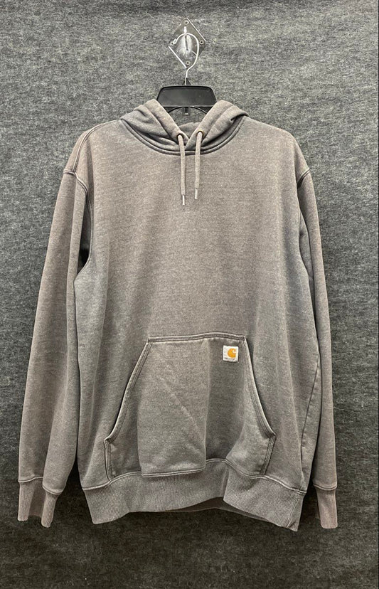 Carhartt Men's Original Fit Hoodie Gray Midweight Sweatshirt Sz L Tall
