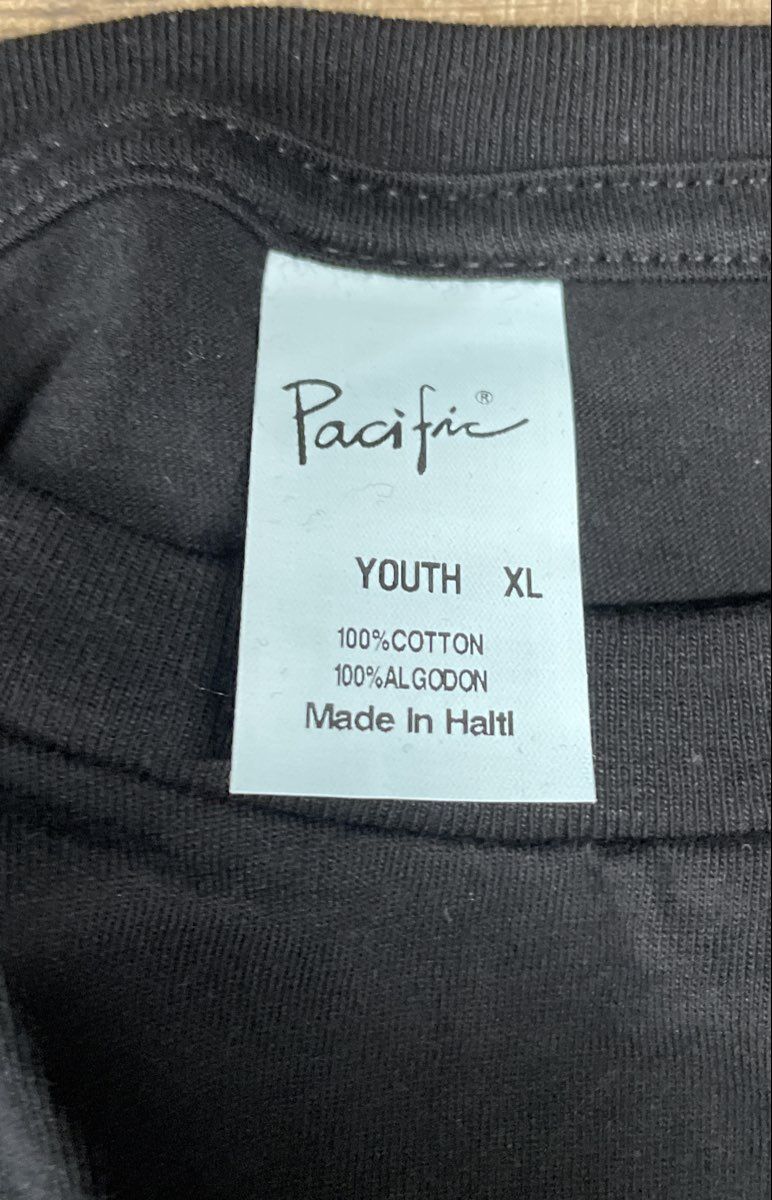 Pacific Sports Youth Black Cotton T-Shirts Value Pack of 10 Short Sleeve Sz XL