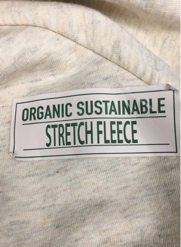 Earth Yoga Women's Cream Organic Cotton Fleece Tunic Dress Asym Zip Sz XXL NWT