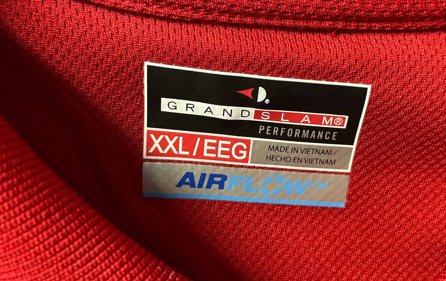 Grand Slam Men's Red Long Sleeve Performance Airflow Polo Shirt NWT Sz XXL
