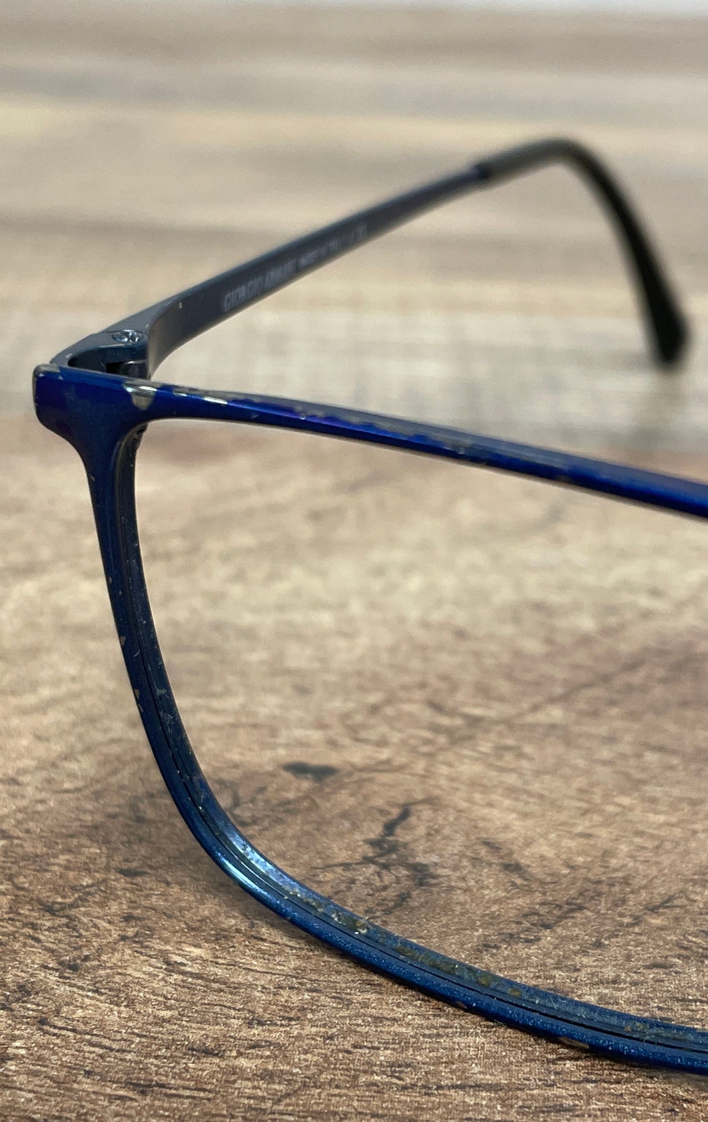 Giorgio Armani AR5080 'Metallic Navy' Rectangle 55-17-145 Glasses *Frames Only*