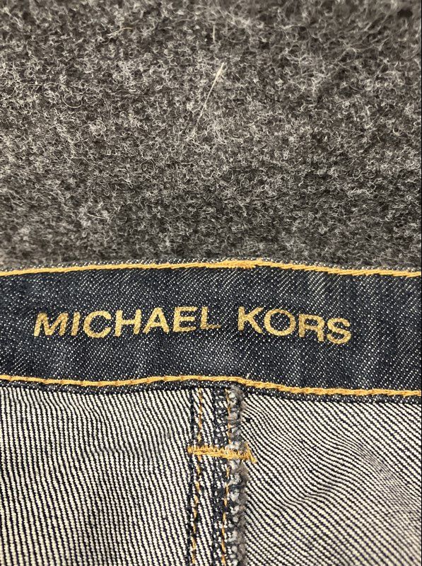 Michael Kors Women's Greenwich Boot Jeans Dark Blue Mid Rise Bootcut Sz 22W