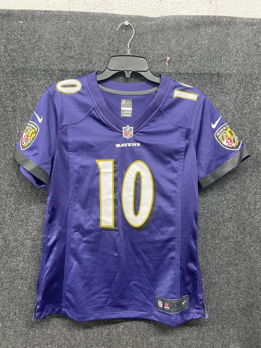 Nike Women's Baltimore Ravens Kendra #10 Purple NFL On Field Jersey Size M