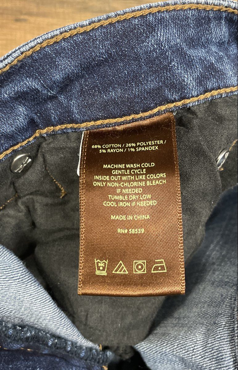 Kut from the Kloth Women's Slim Straight Blue Stretch Denim Jeans Size 4