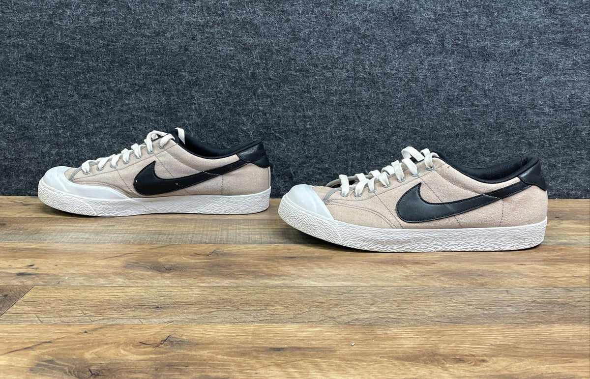 Nike All Court Low Canvas Filbert Black Nude Lifestyle Sneaker Men's Size 11