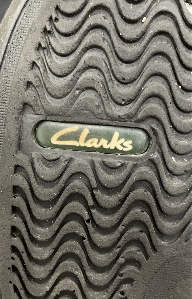 Clarks Brown Leather Multi-Tone Casual Comfort Oxford Shoes Men's Size 11W