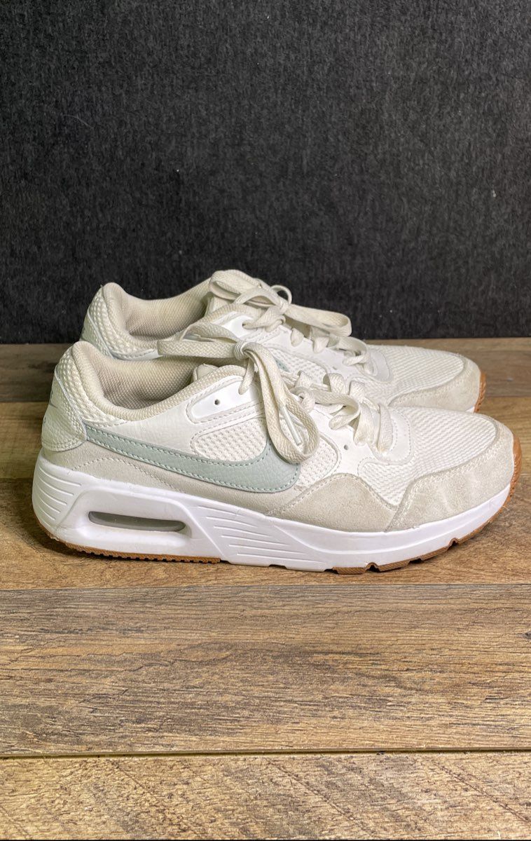 Nike Air Max SC White Light Green Gum Casual Sneakers Women's Size 7