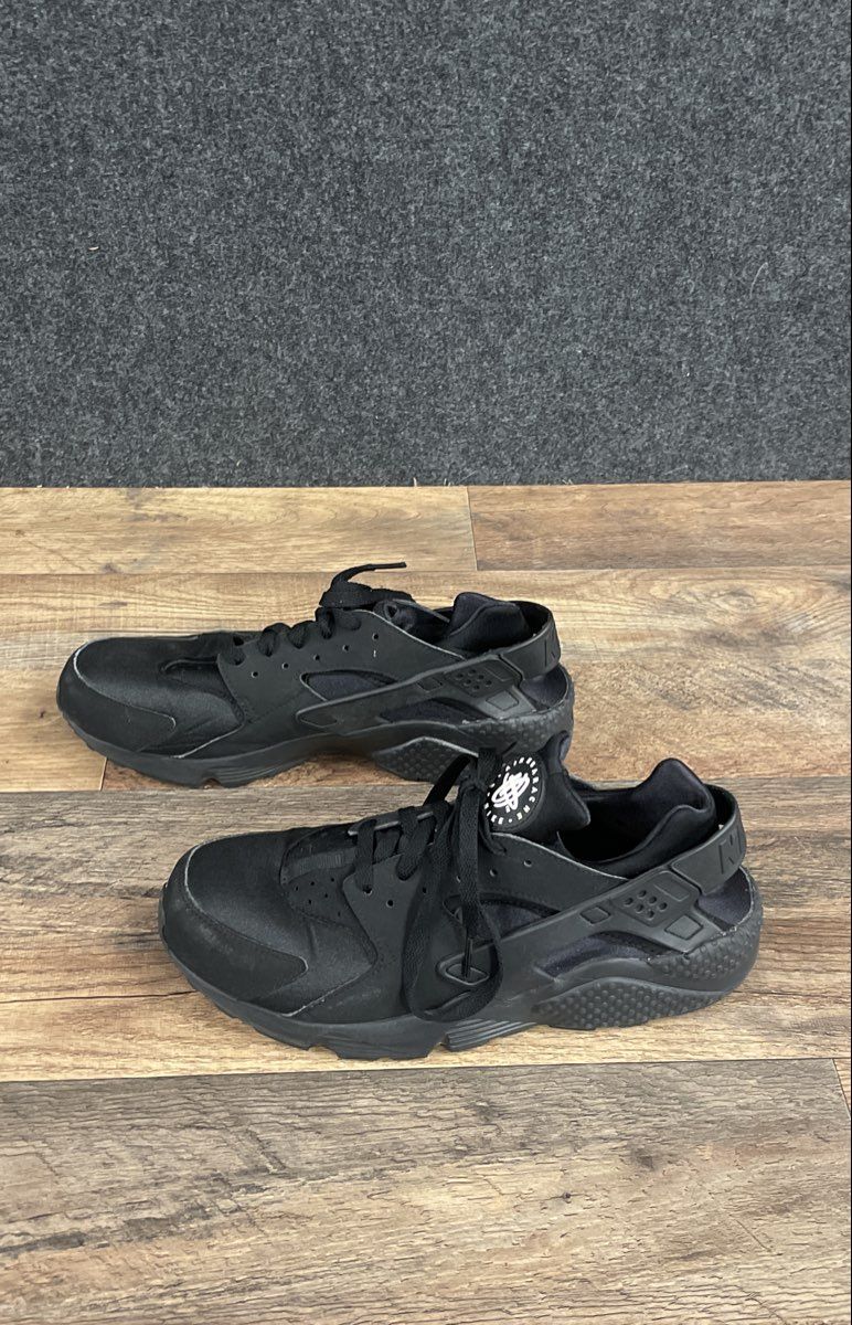 Nike Air Huarache Triple Black Men's Running Shoes Size 10
