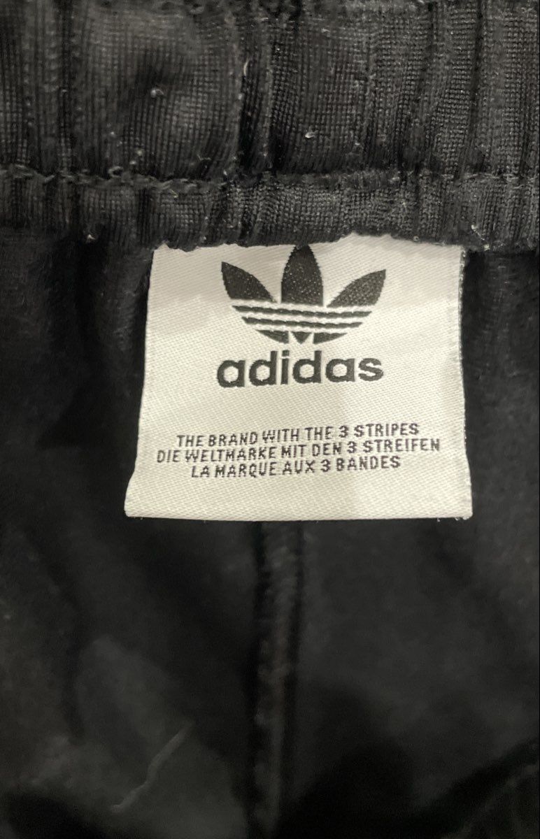 Adidas Originals Women's Black 3-Stripes Trefoil Logo Track Shorts Sz XL