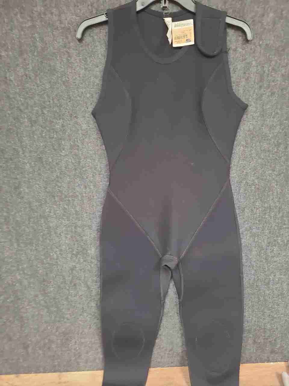 REI Women's Farmer John Wetsuit Size 10 Black Neoprene Sleeveless Scuba Surf