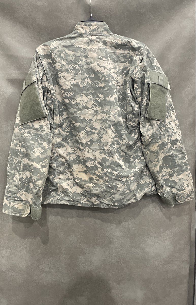 Vintage Y2K Bethel Industries ACU Army Combat Uniform Coat UCP Camo Med Short