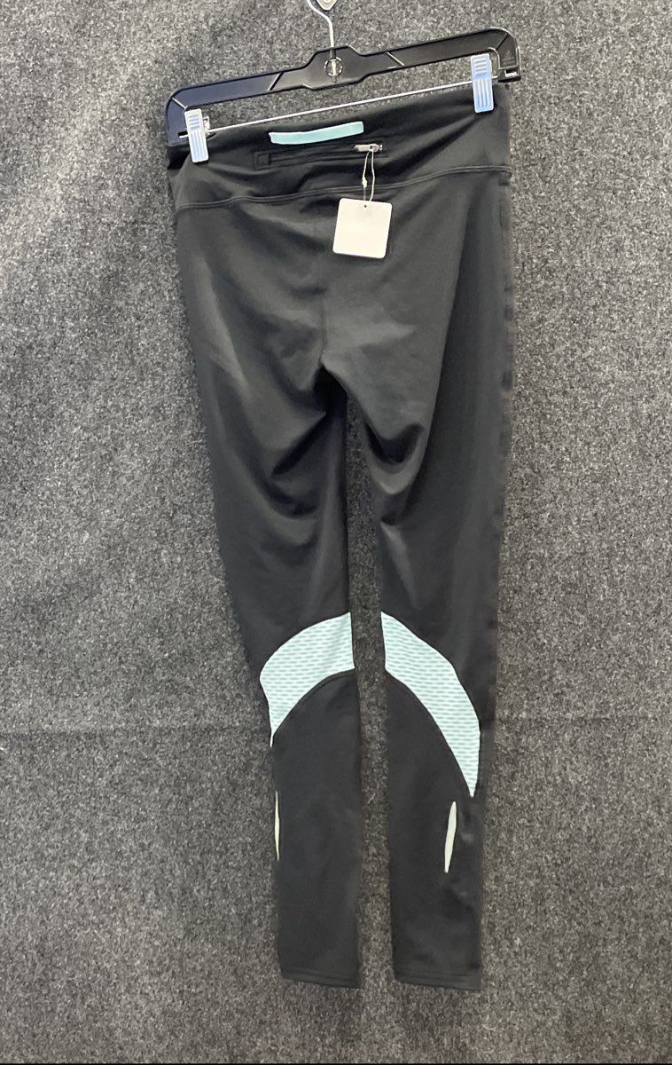 Under Armour Women's HeatGear Compression Leggings Black Mint Mesh Sz S NWT