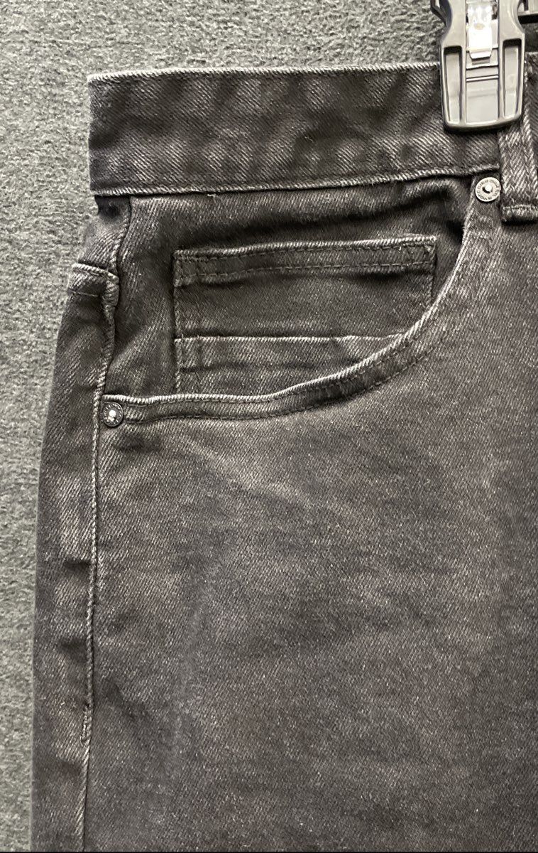 Smoke Rise Men's Black Straight Fit Washed Denim Jeans 44x32 NWT