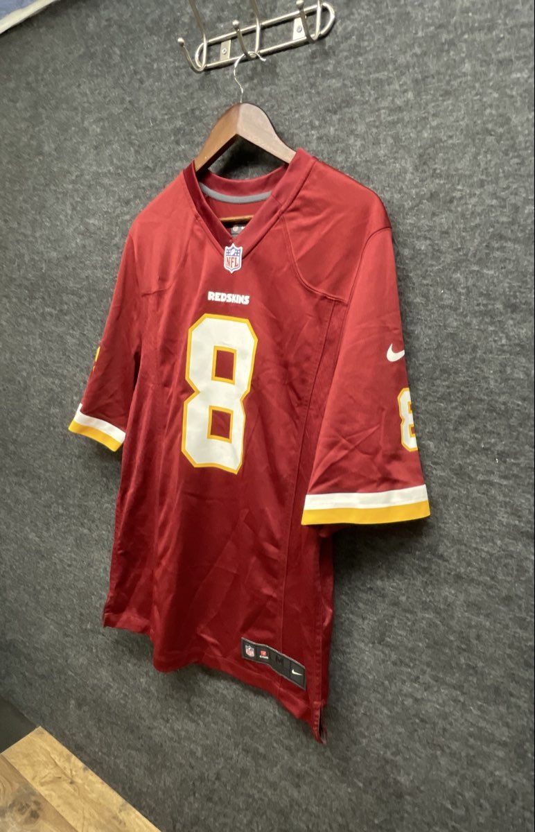 Nike Washington Redskins Kirk Cousins #8 NFL Game Jersey Burgundy Men's Sz M