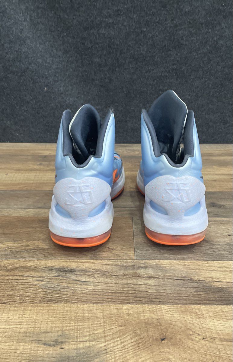 Nike KD V OKC Away Ice Blue Total Orange Basketball Shoes Men's Size 9