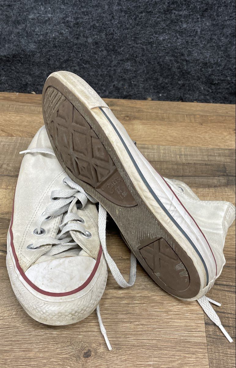 Converse Chuck Taylor All Star High Top White Canvas Sneakers Men's 4 Women's 6