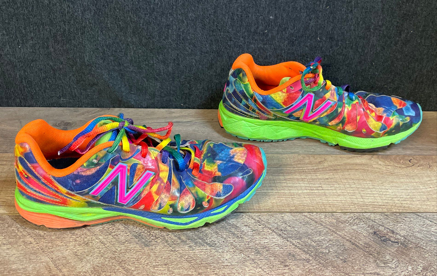 New Balance 890v3 W890VS Rainbow Multicolor Running Shoes Women's Size 7