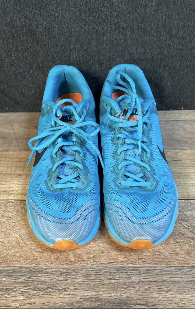 Nike Air Max Tailwind 7 Blue Orange Running Shoes Size 11