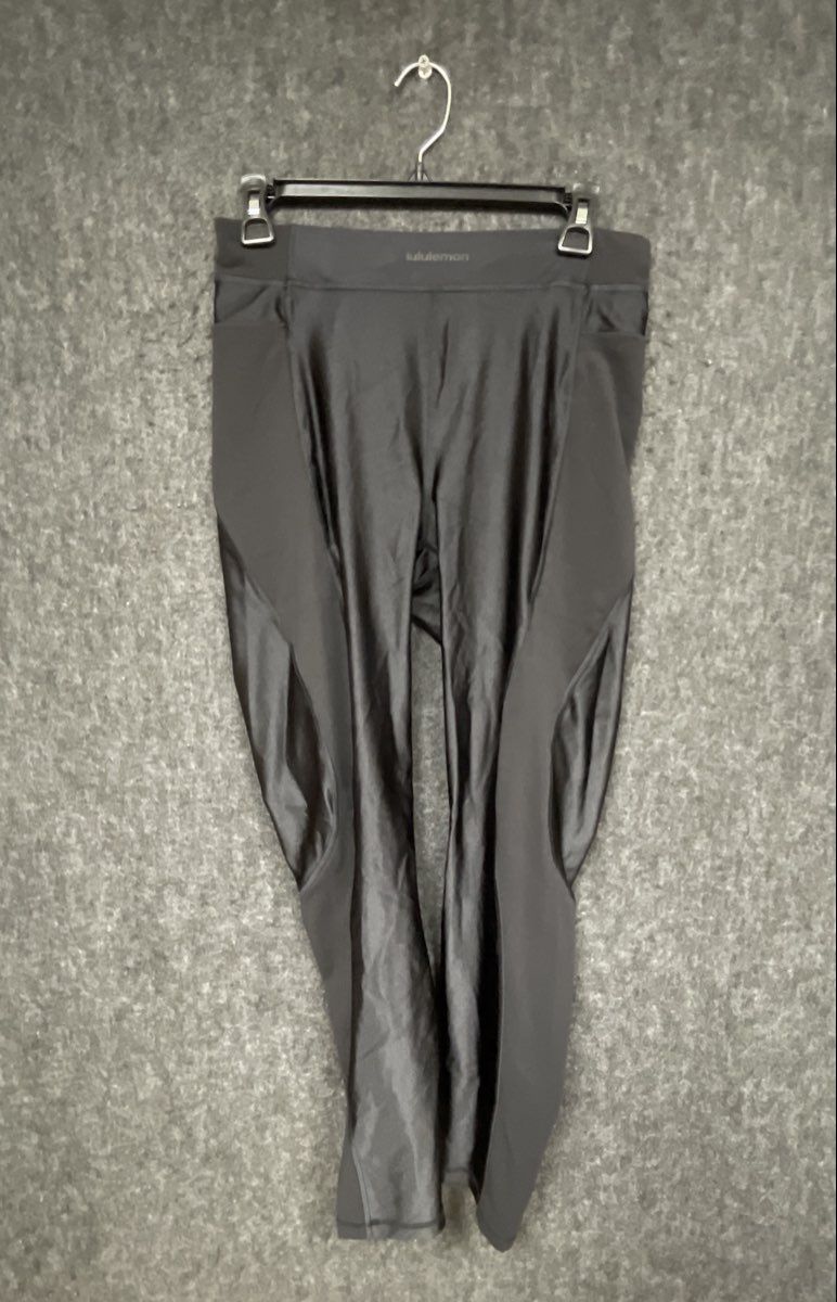 Lululemon Women's Black Zoned In High Rise Compression Tights M
