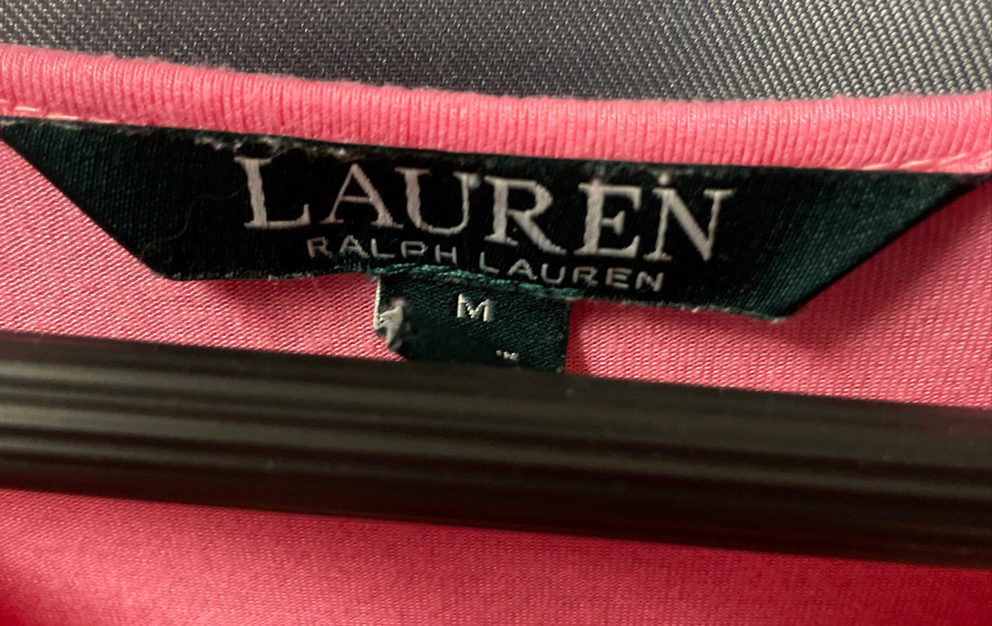 Lauren Ralph Lauren Women's Pink Cold Shoulder Dolman Sleeve Top Sz M