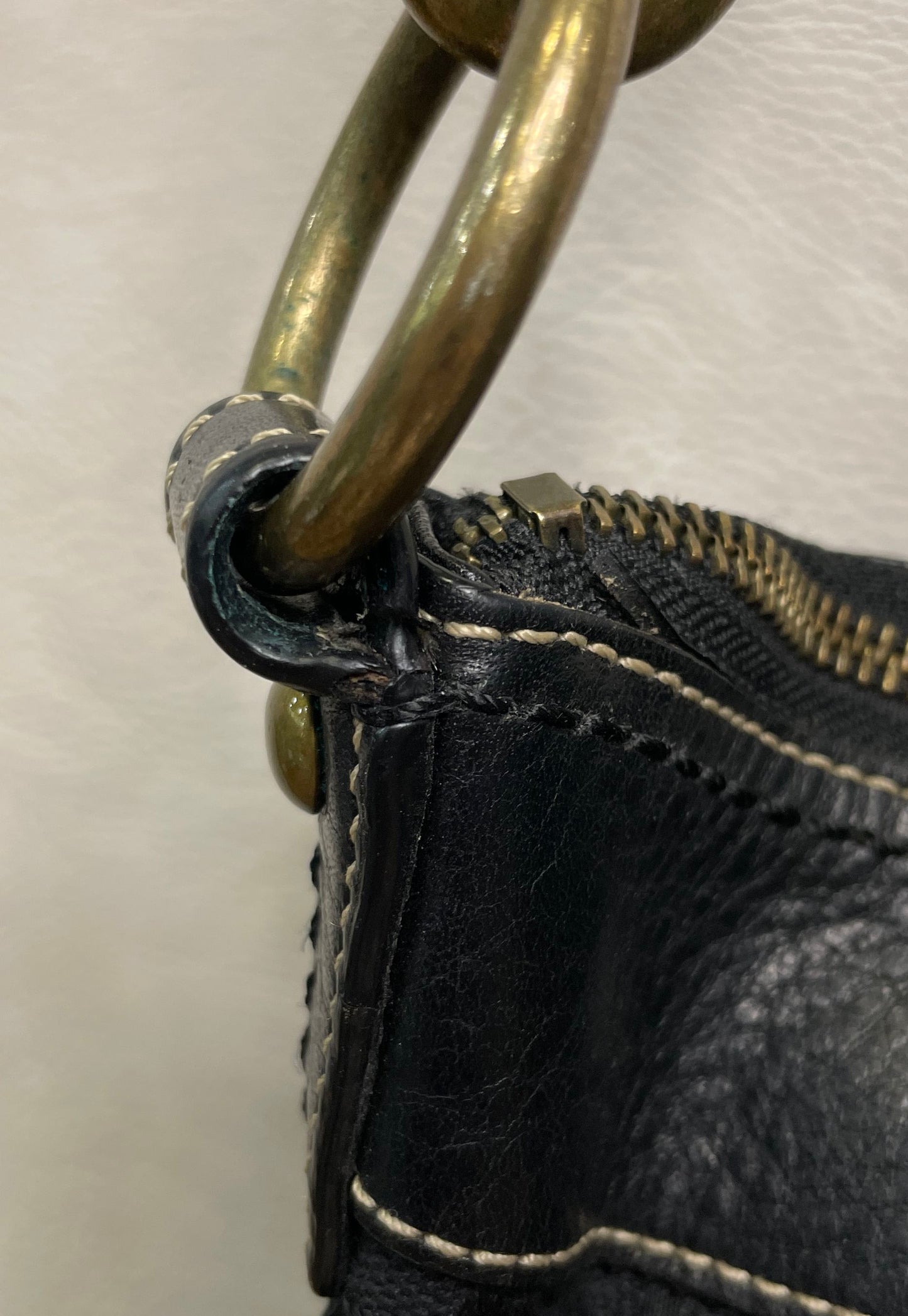 Coach Black Signature Jacquard Leather Trim Small Shoulder Crossbody Bag 10402
