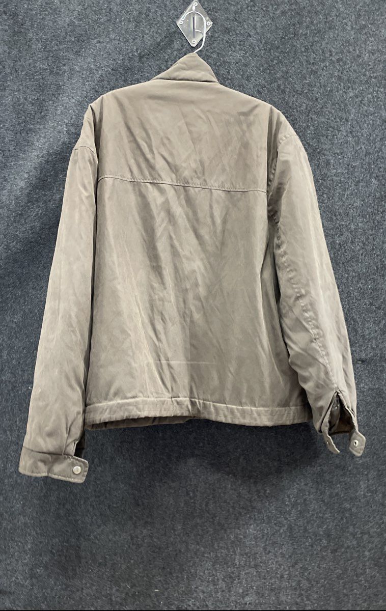 London Fog Women's Grey Full Zip Mock Neck Insulated Harrington Jacket Sz XXL