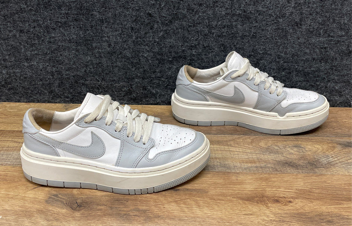 Air Jordan 1 Elevate Low Neutral Grey White Platform Women's Size 7