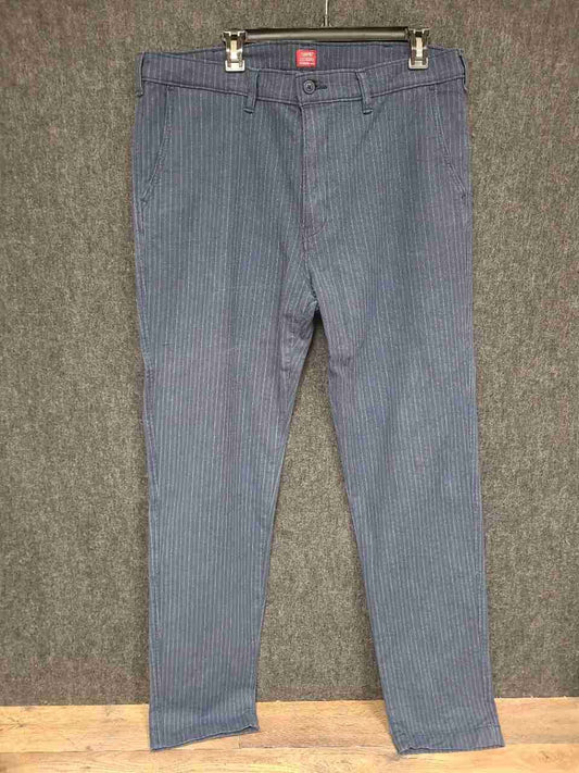 Levi's Men's Blue Pinstripe XX Chino Standard Taper Pants 34x32