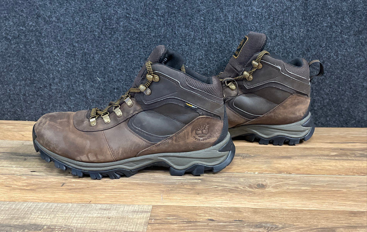 Timberland Chocorua Trail Mid Waterproof Brown Hiking Boots Men's Size 12