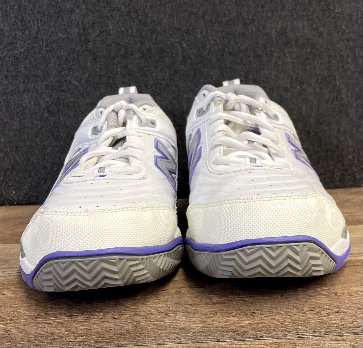 New Balance 806 White Purple Tennis Shoes Women's Size 8