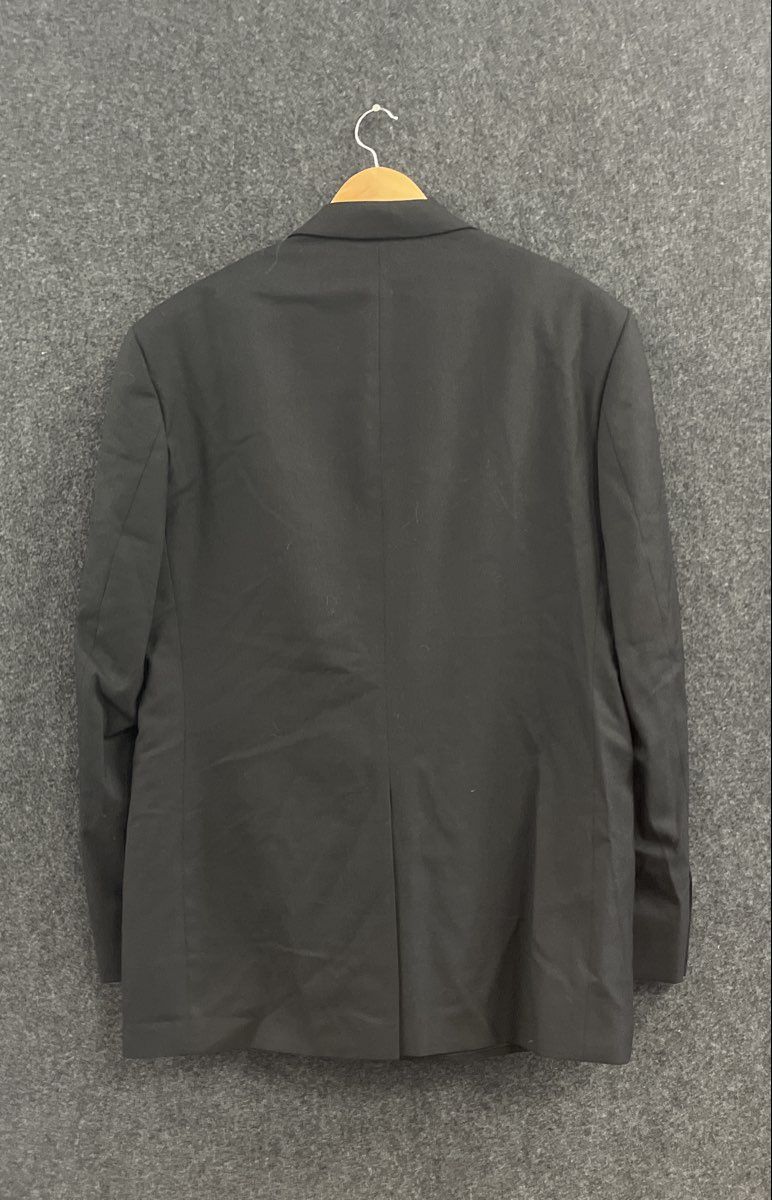 Alexandre London Men's Blazer Black 100% Pure New Wool 2-Button Sz 46 Regular