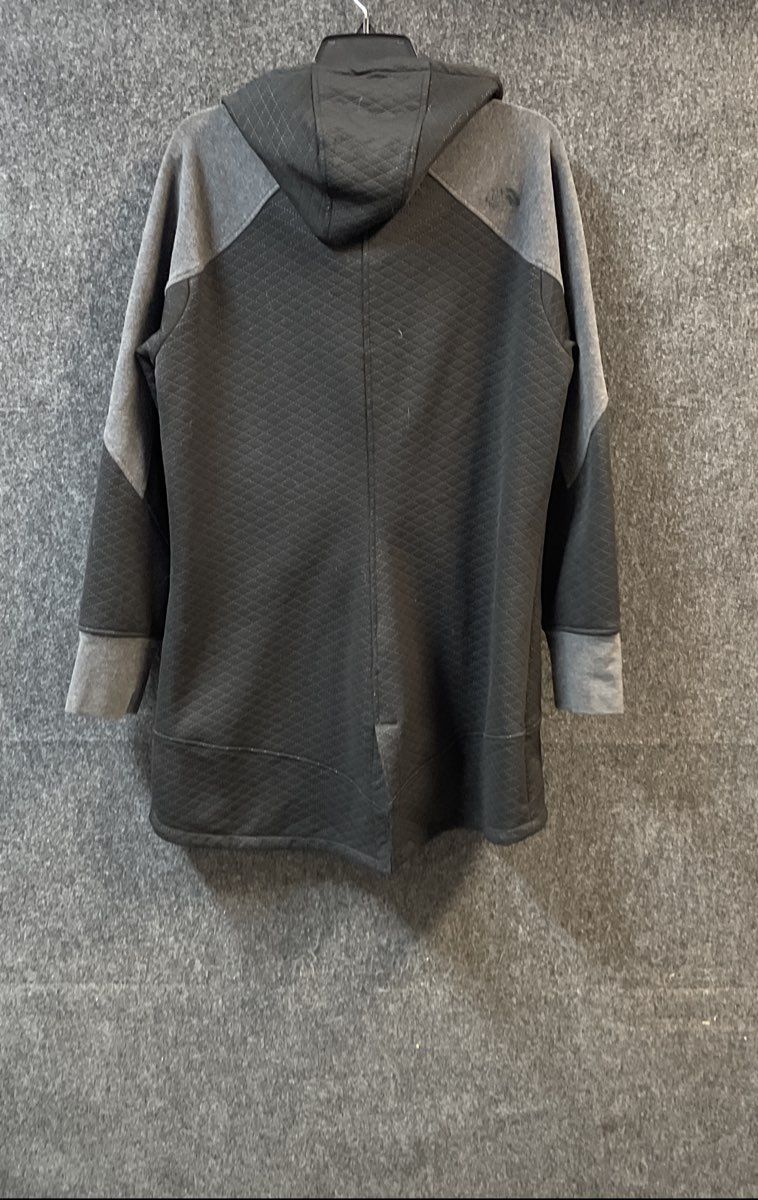 The North Face Women's Gray Quilted Hooded Fleece Lined Jacket Parka Sz XL