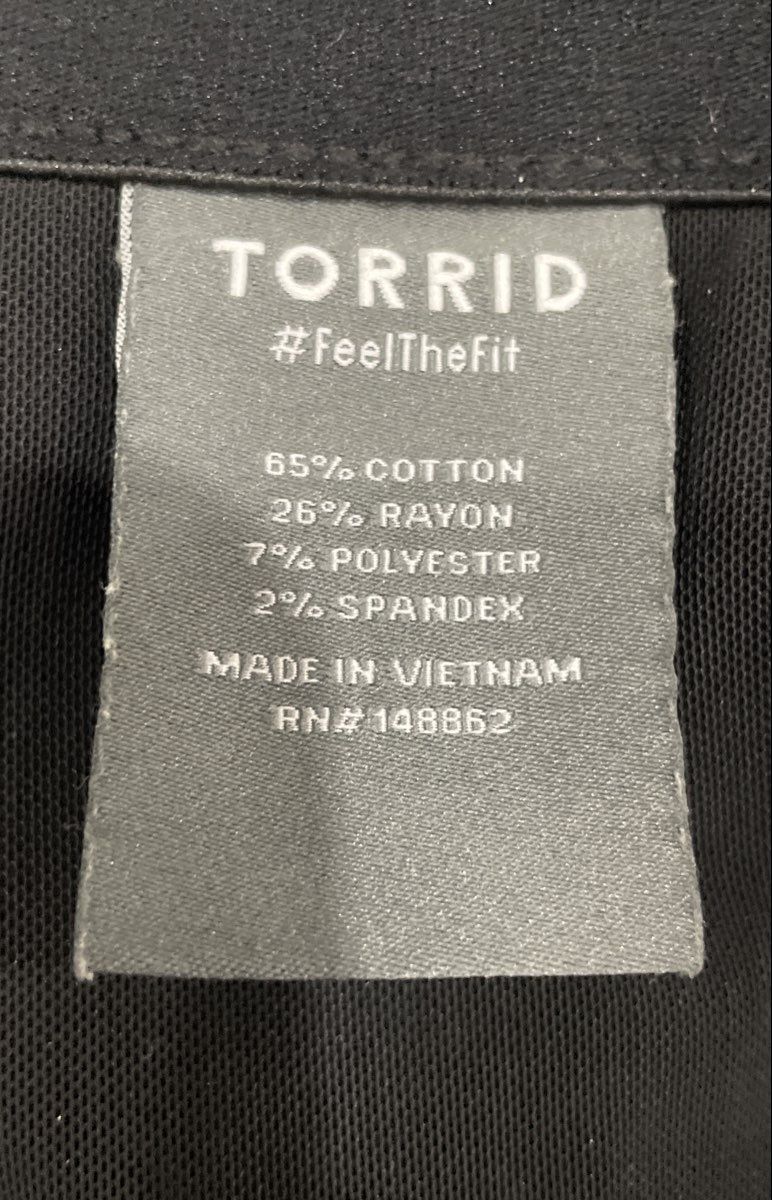 Torrid Women's Bombshell Flare Blue Premium Stretch Medium Wash Jeans Sz 18R