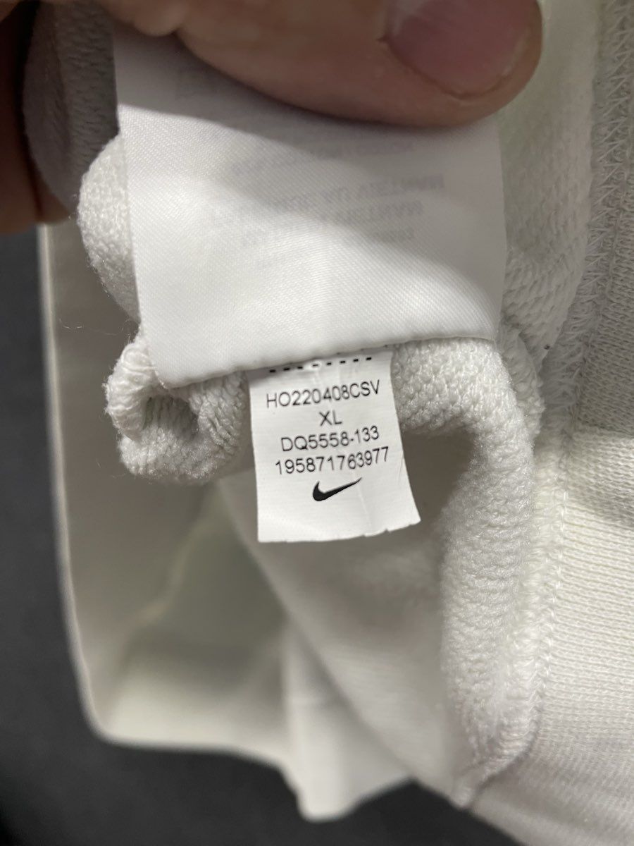 Nike Women's Dri-FIT Get Fit French Terry Sweatshirt Sail Pink Sz XL