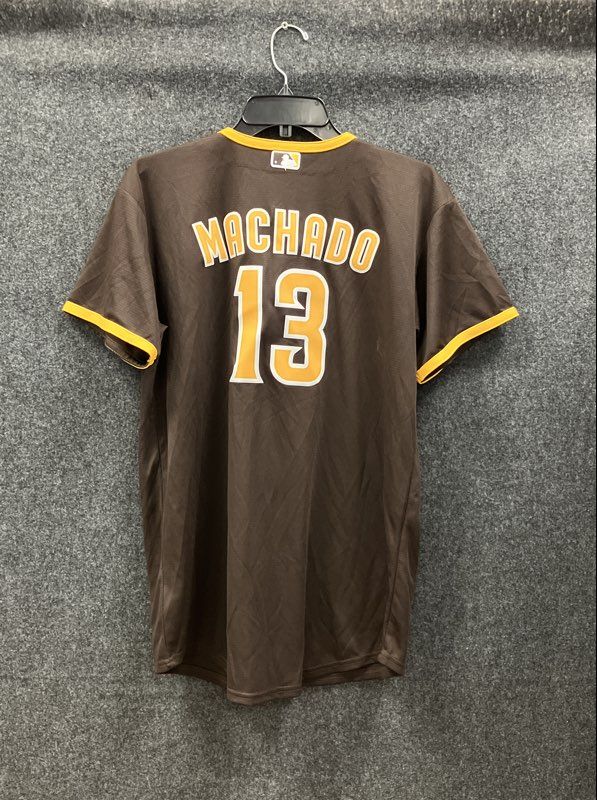 Nike Youth San Diego Padres Manny Machado #13 Replica Baseball Jersey Brown XL
