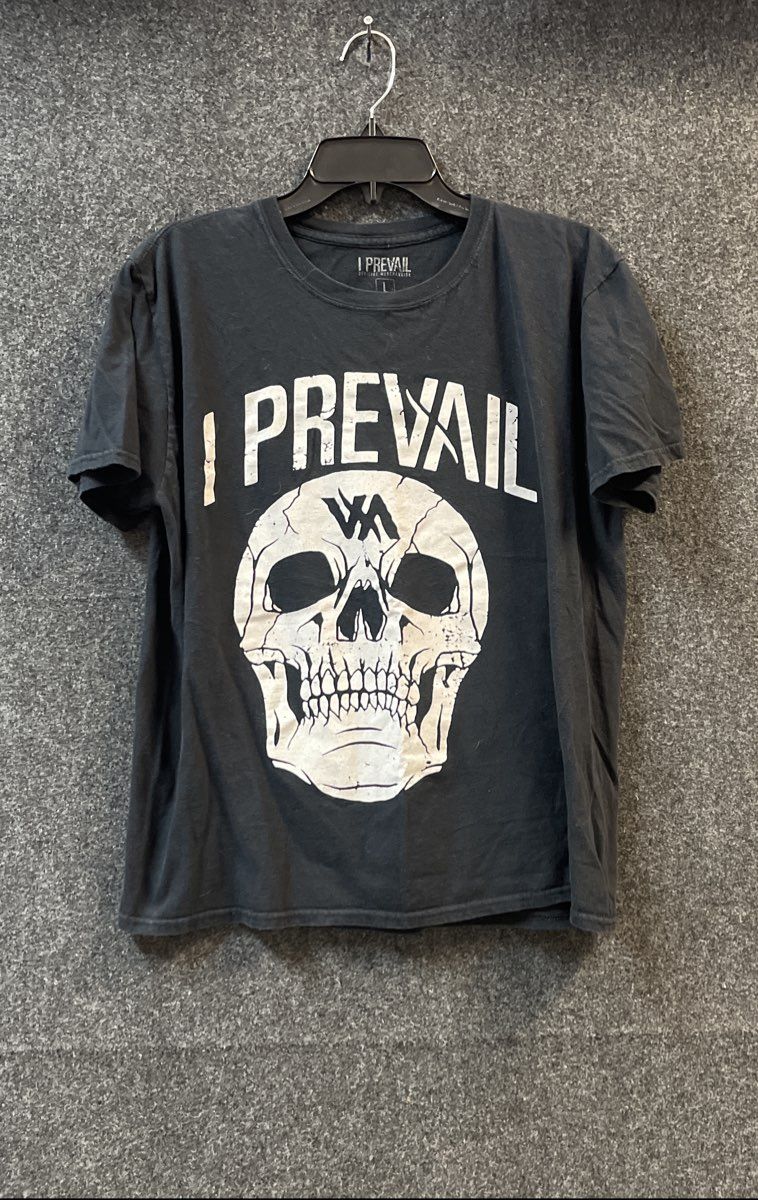 I Prevail 2018 Skull It's About To Get Rowdy T-Shirt Kings Road Merch Sz L