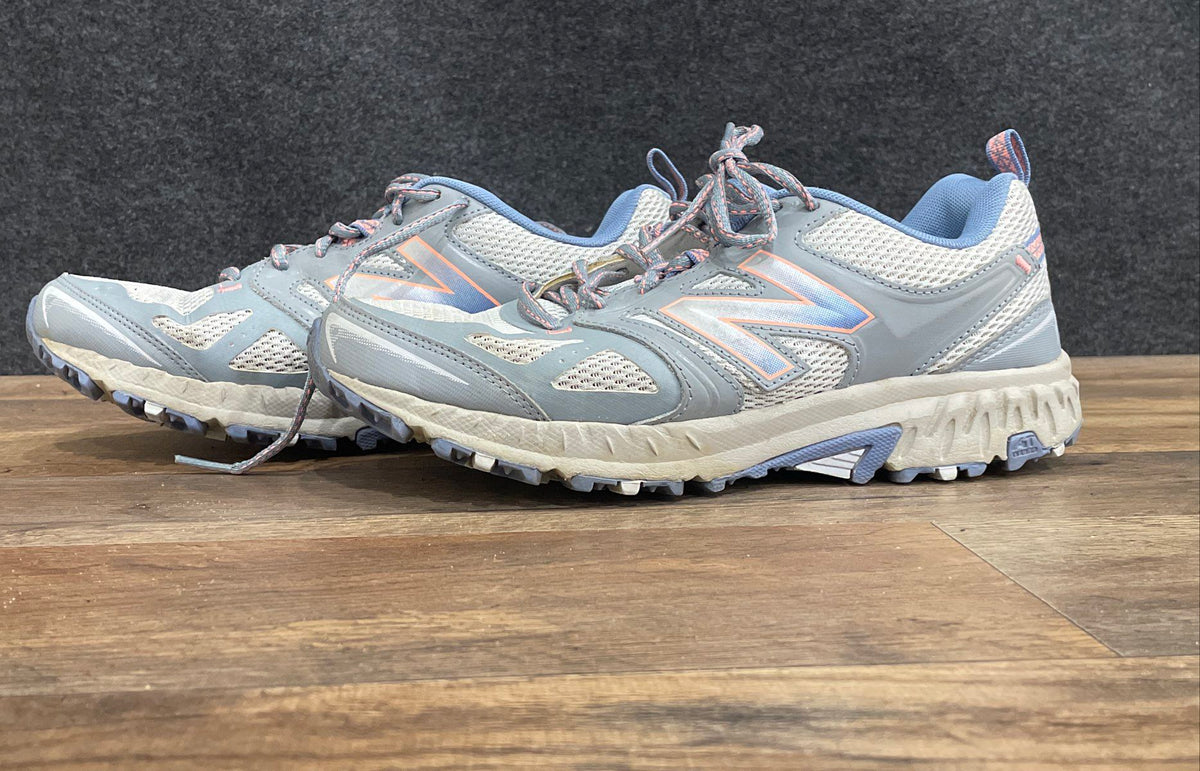 New Balance Womens All Terrain ACTEVA Trail Running Shoes Blue Grey Size 9