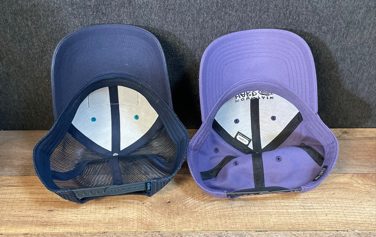 Mountain Hardwear & Kuhl Men's Hat Lot Purple Blue Trucker Snapback Caps Sz OS