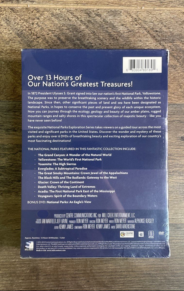 America The Beautiful 10 Part Series Documentary 6 DVD Box Set National Parks