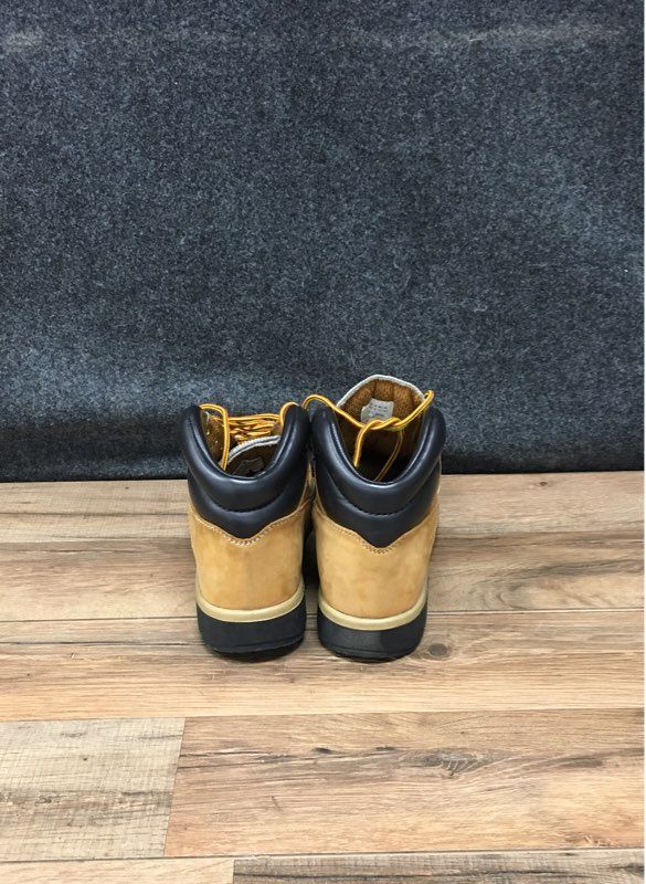 Timberland Field Boot Wheat Canvas Nubuck Boys Hiking Outdoor Boots Size 5